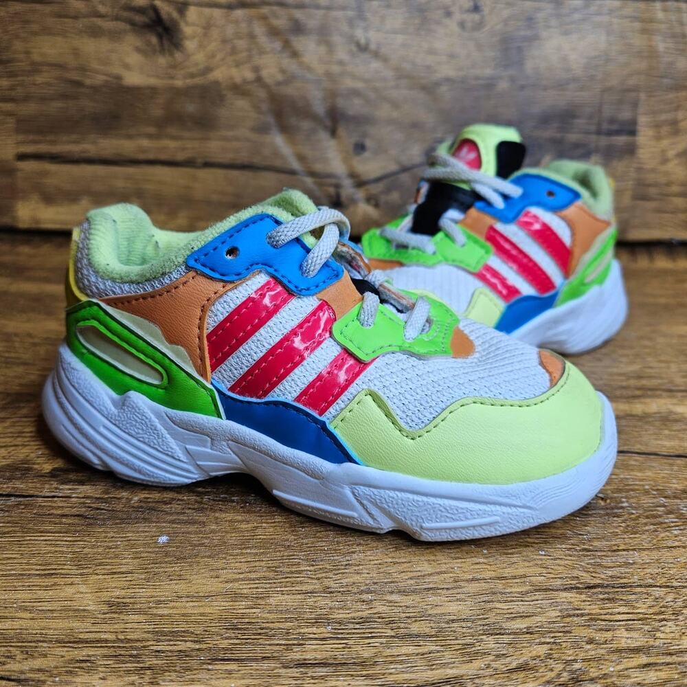 Adidas Yung 96d Multicolor Slip on Sneaker sz 6 kids